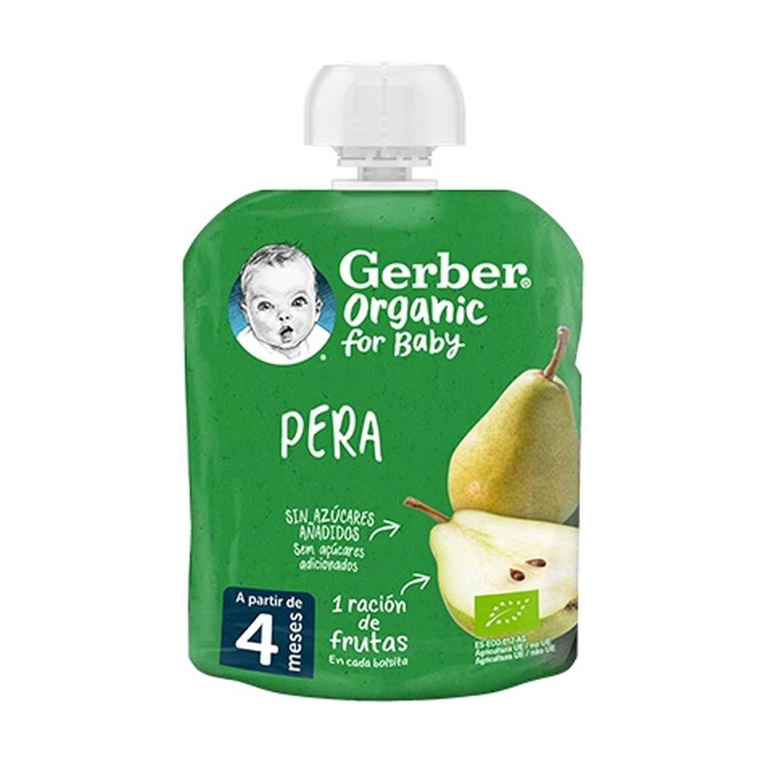 GERBER BIO Pere| piure bebelusi de la 4 luni |80g